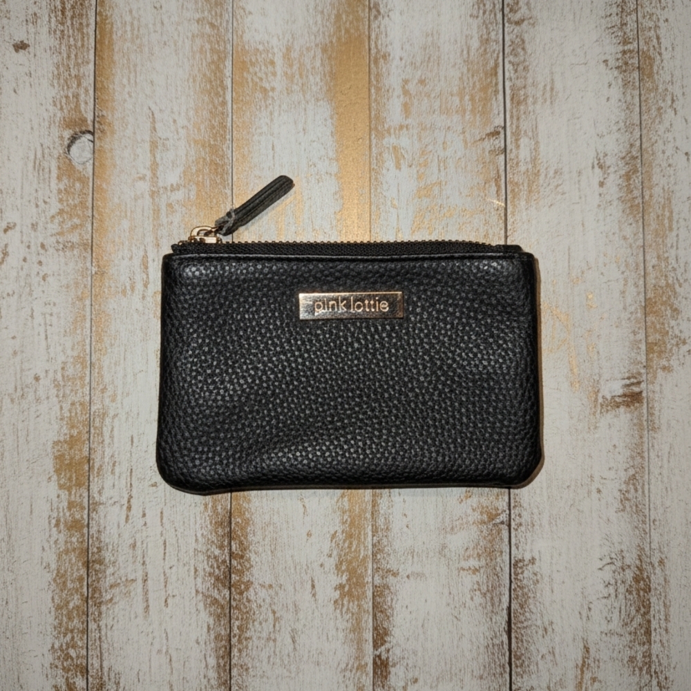 🛍️ Bundle Savings Pink Lottie Genuine Leather Black Coin Purse|🖤⭐